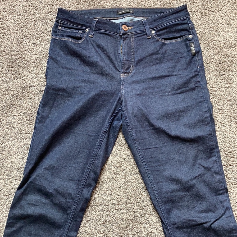 Mazy silver jeans 👖